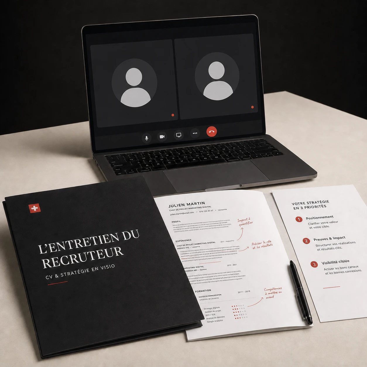 Présentation de L’Entretien du recruteur en visio