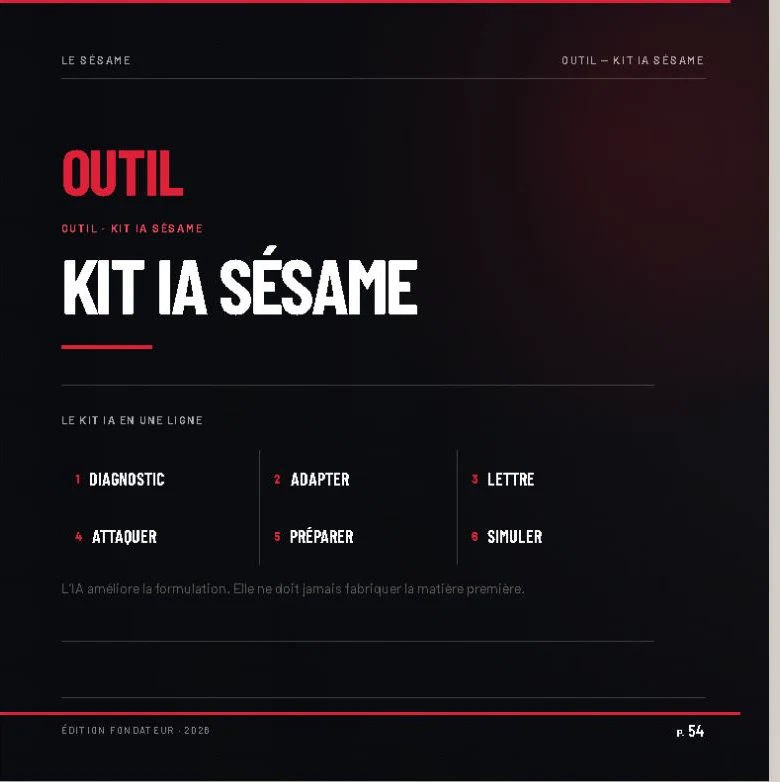 Aperçu de la page Kit IA Sésame du guide